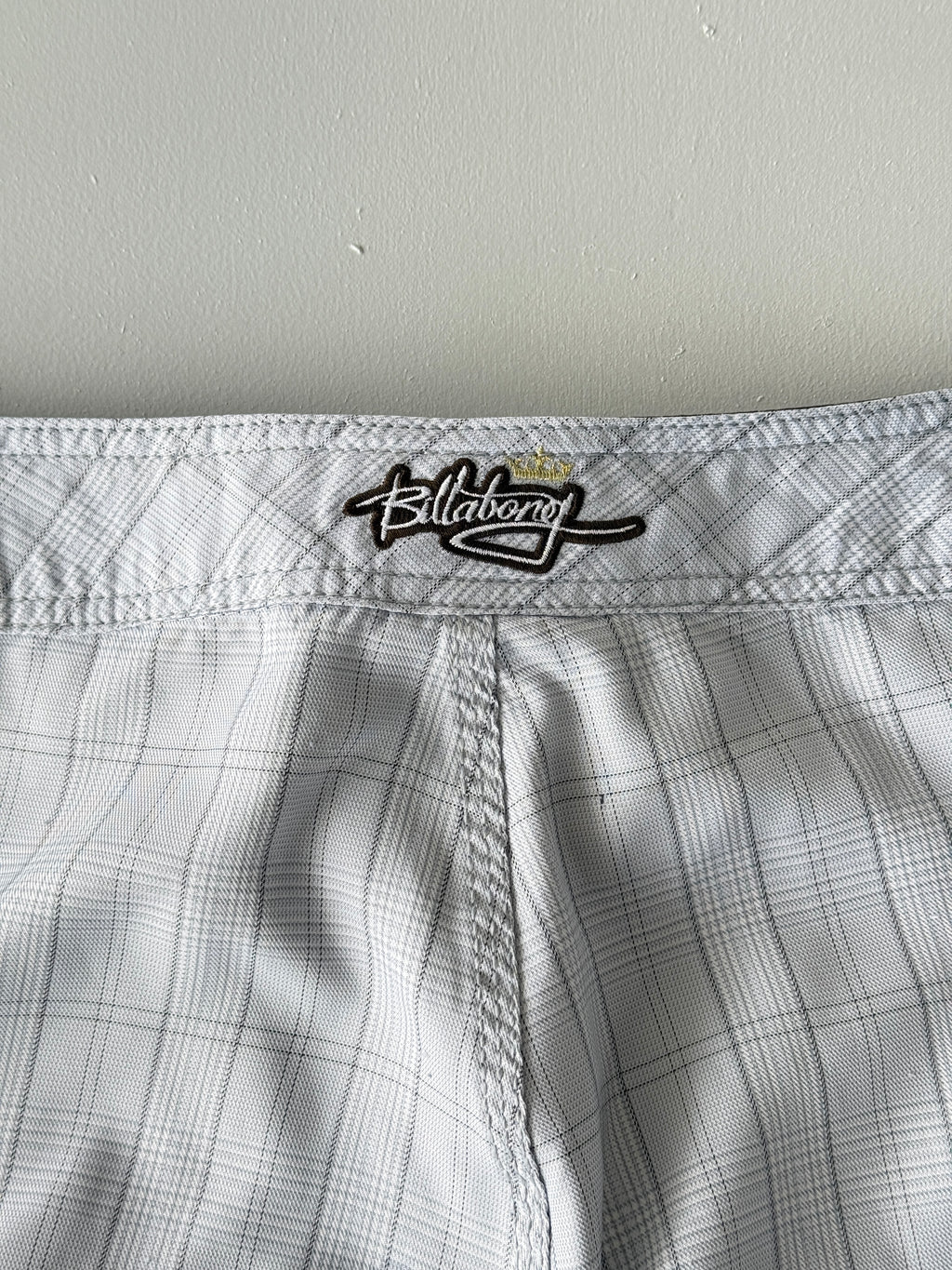 Billabong Plaid Y2K Vintage Board Shorts - 38