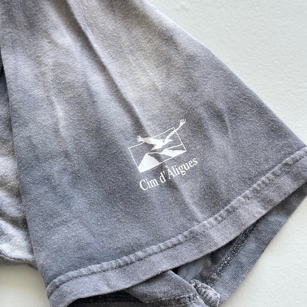 Grey Tie Dye Owls Vintage 90’s T-shirt - Large