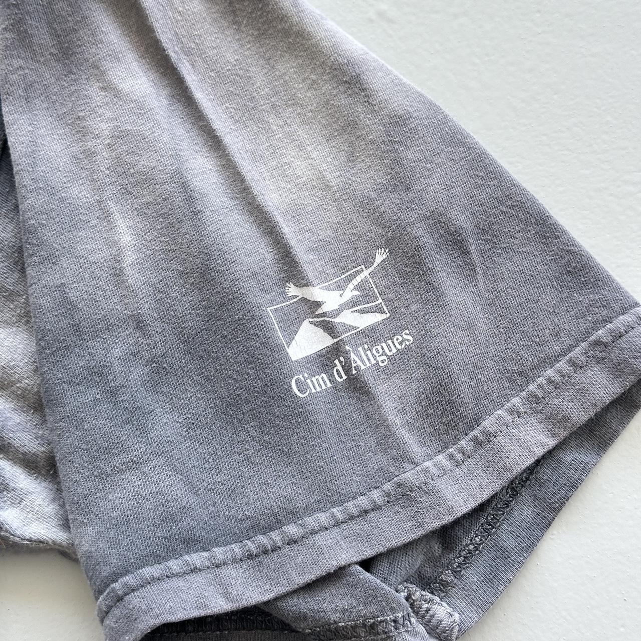 Grey Tie Dye Owls Vintage 90’s T-shirt - Large