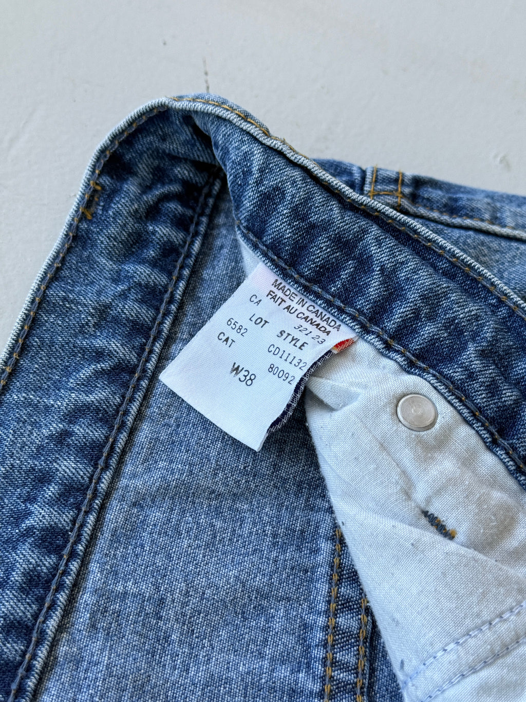 Blue Nevada 00's Vintage Baggy Carpenter Denim Shorts - W38 x L11.5