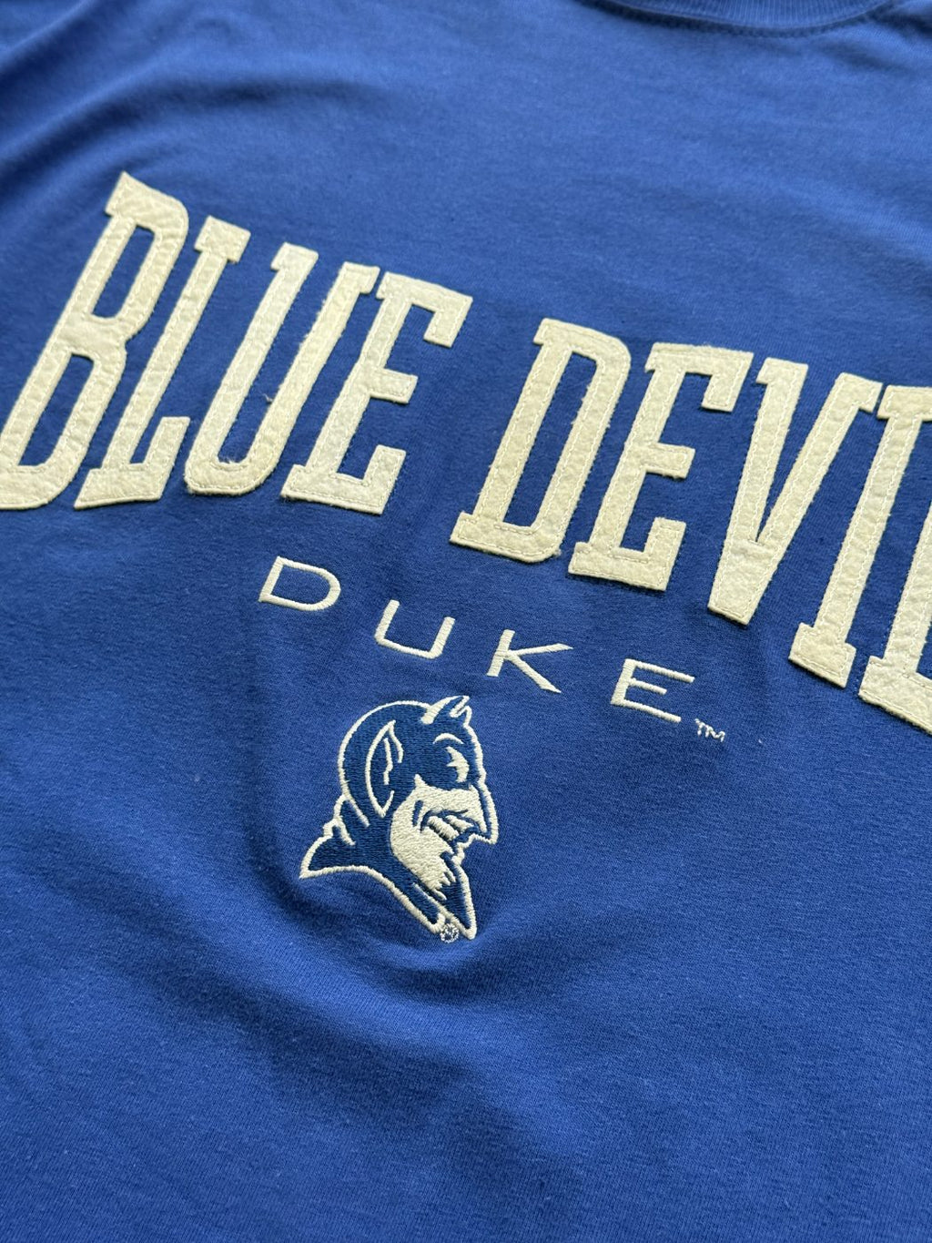 OVB Old Varsity Brand Duke Blue Devils Vintage Long Sleeve College T-Shirt - 2XL