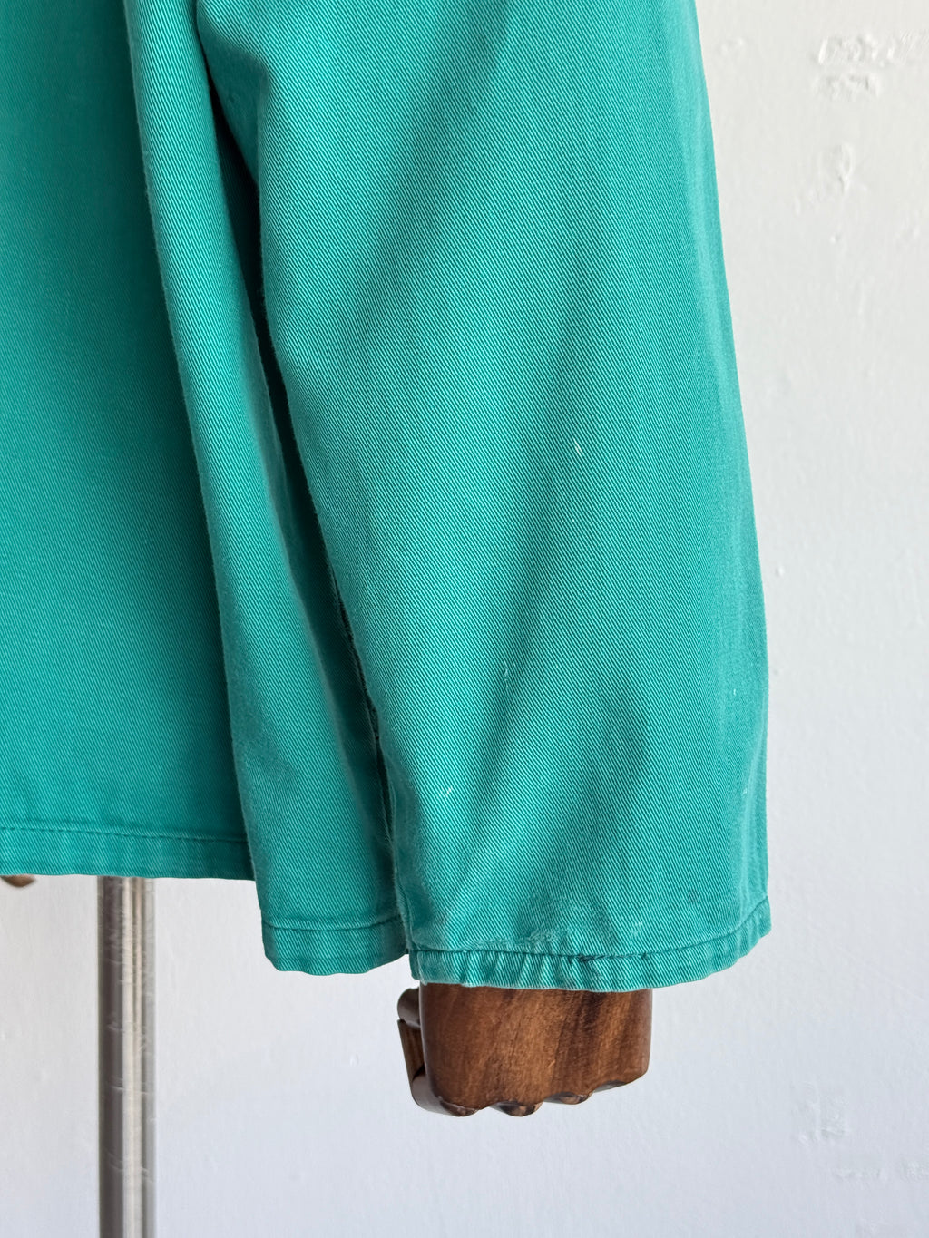 Turquoise European Vintage Workwear Chore Jacket CH476 - Large