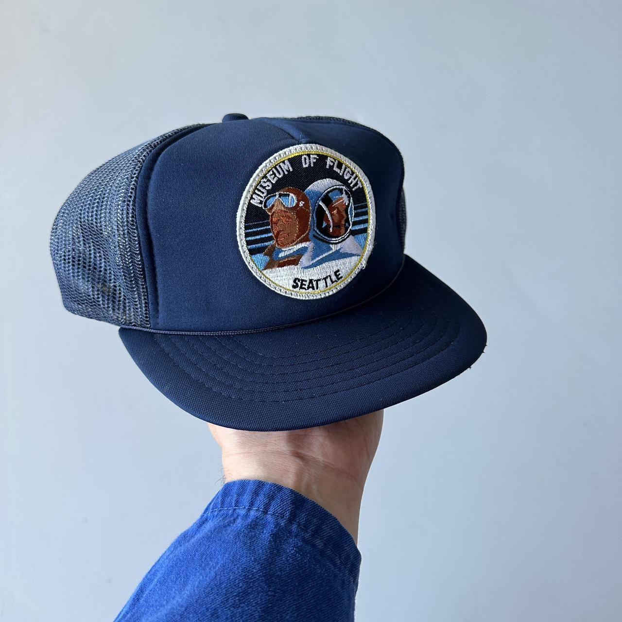 Navy Museum Of Flight Vintage SnapBack Trucker Cap
