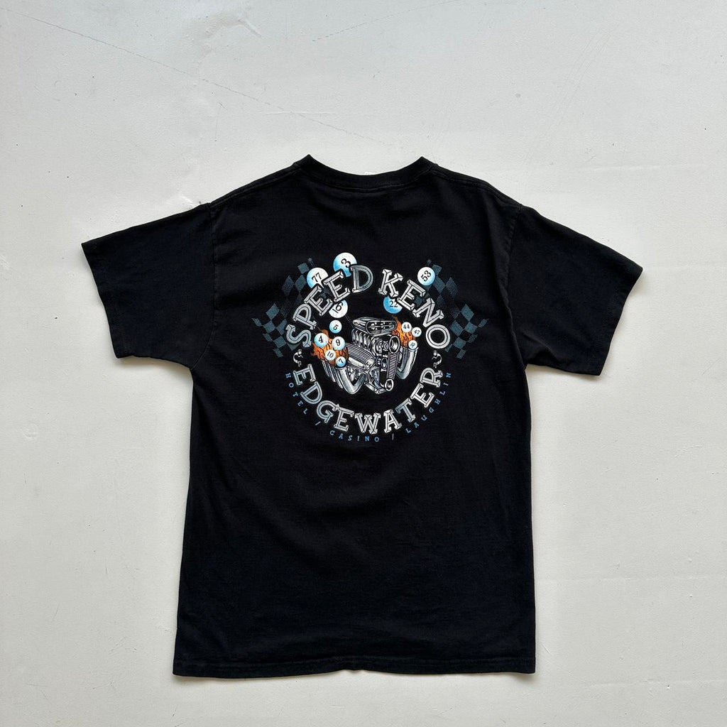 Black Speed Keno Car 00s Vintage T-shirt - Large