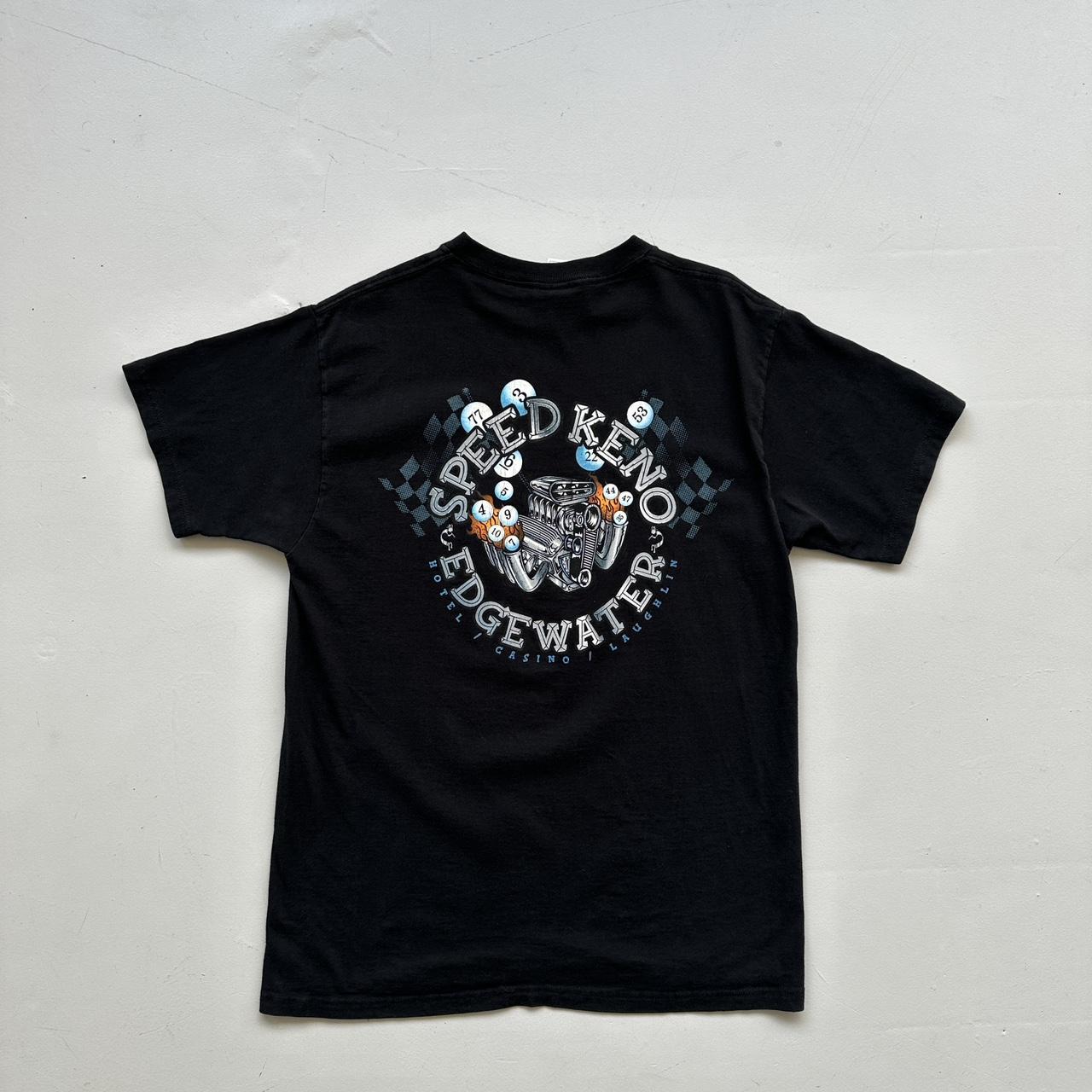 Black Speed Keno Car 00s Vintage T-shirt - Large