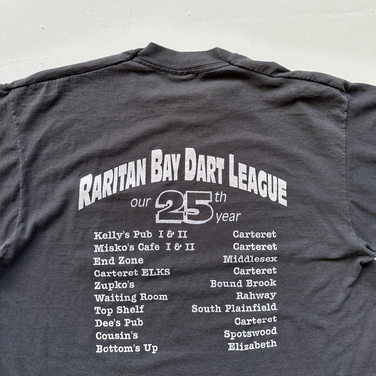 Black 1996 Dart League 90s Vintage T-shirt - XL