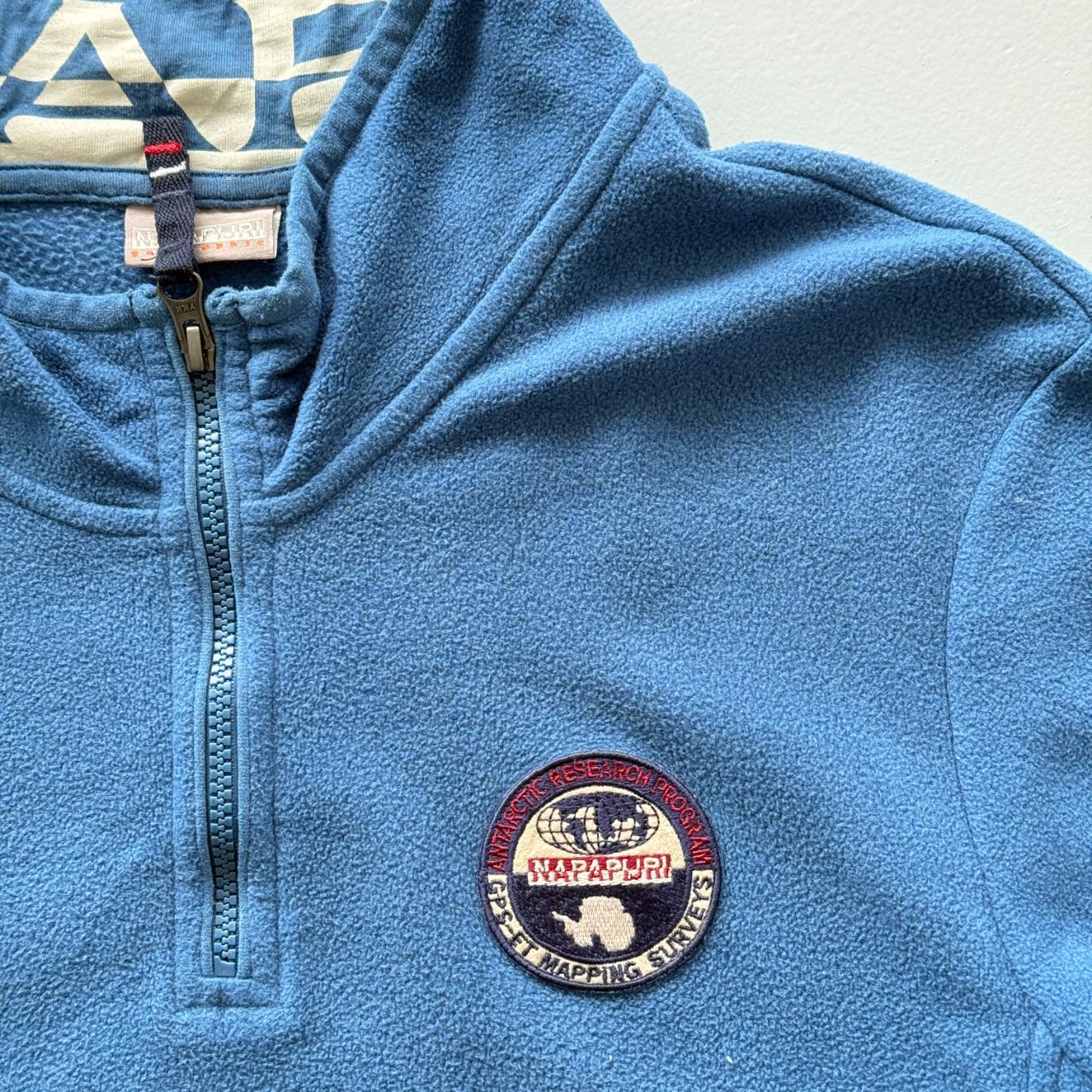 Navy Blue Napapijri Vintage Sweatshirt - XL