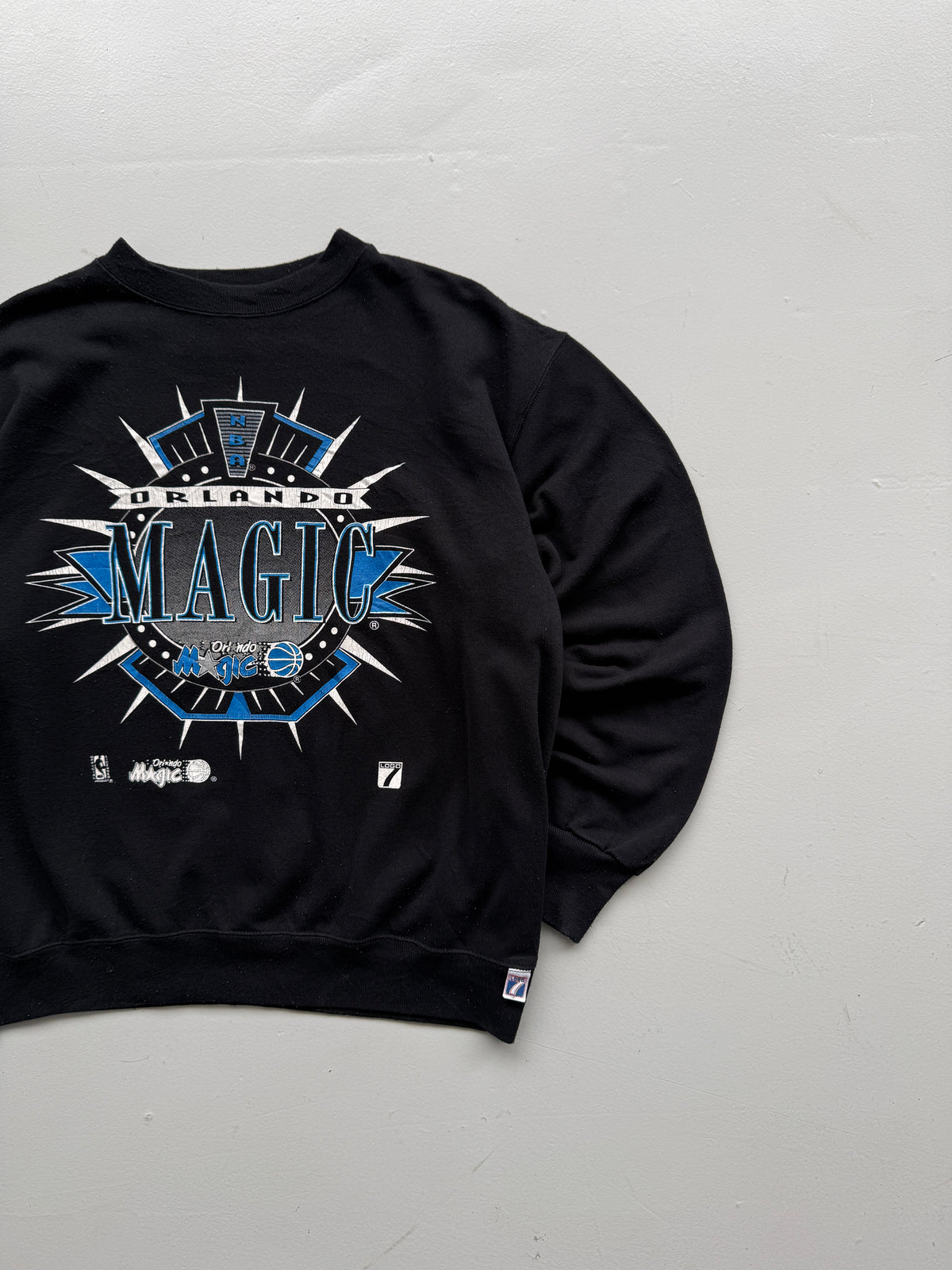Logo 7 Orlando Magic NBA 90's Vintage Sweatshirt - Large