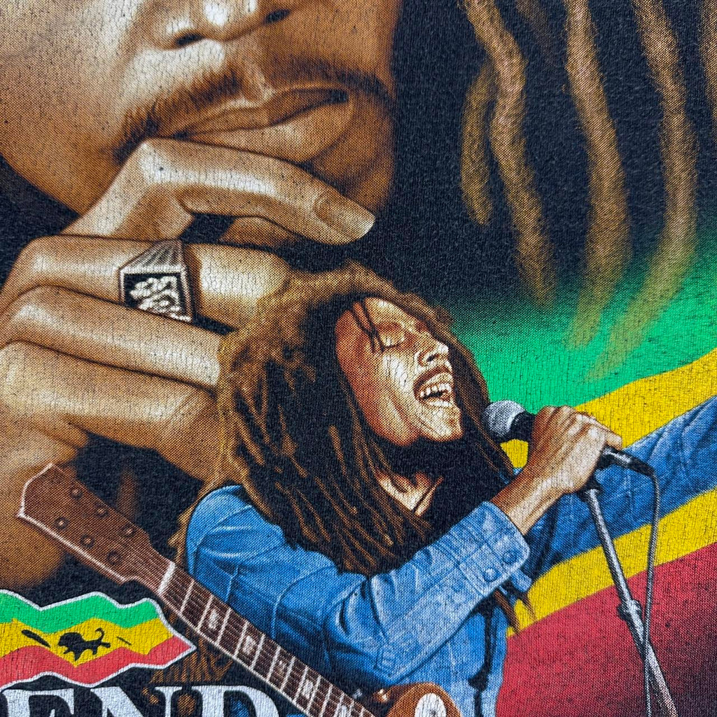Bob Marley Black Vintage T-shirt - Large