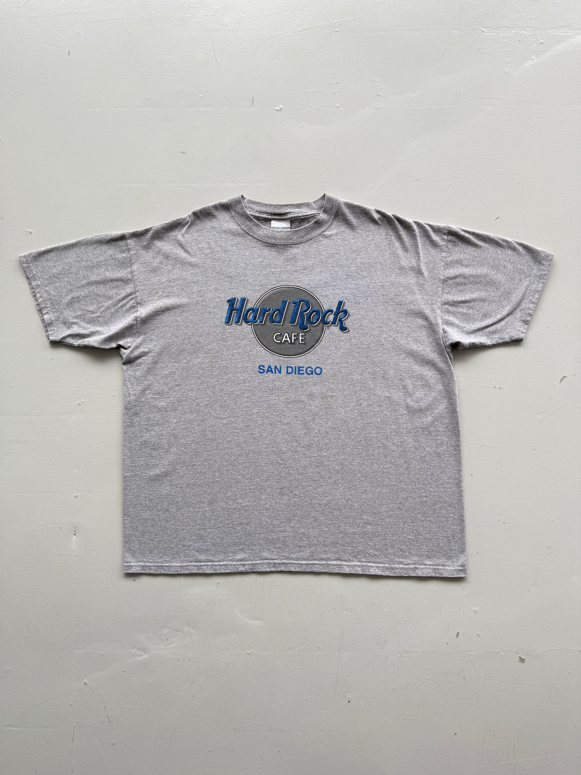 Grey Hard Rock Cafe 00's Vintage Graphic T-Shirt - XXL