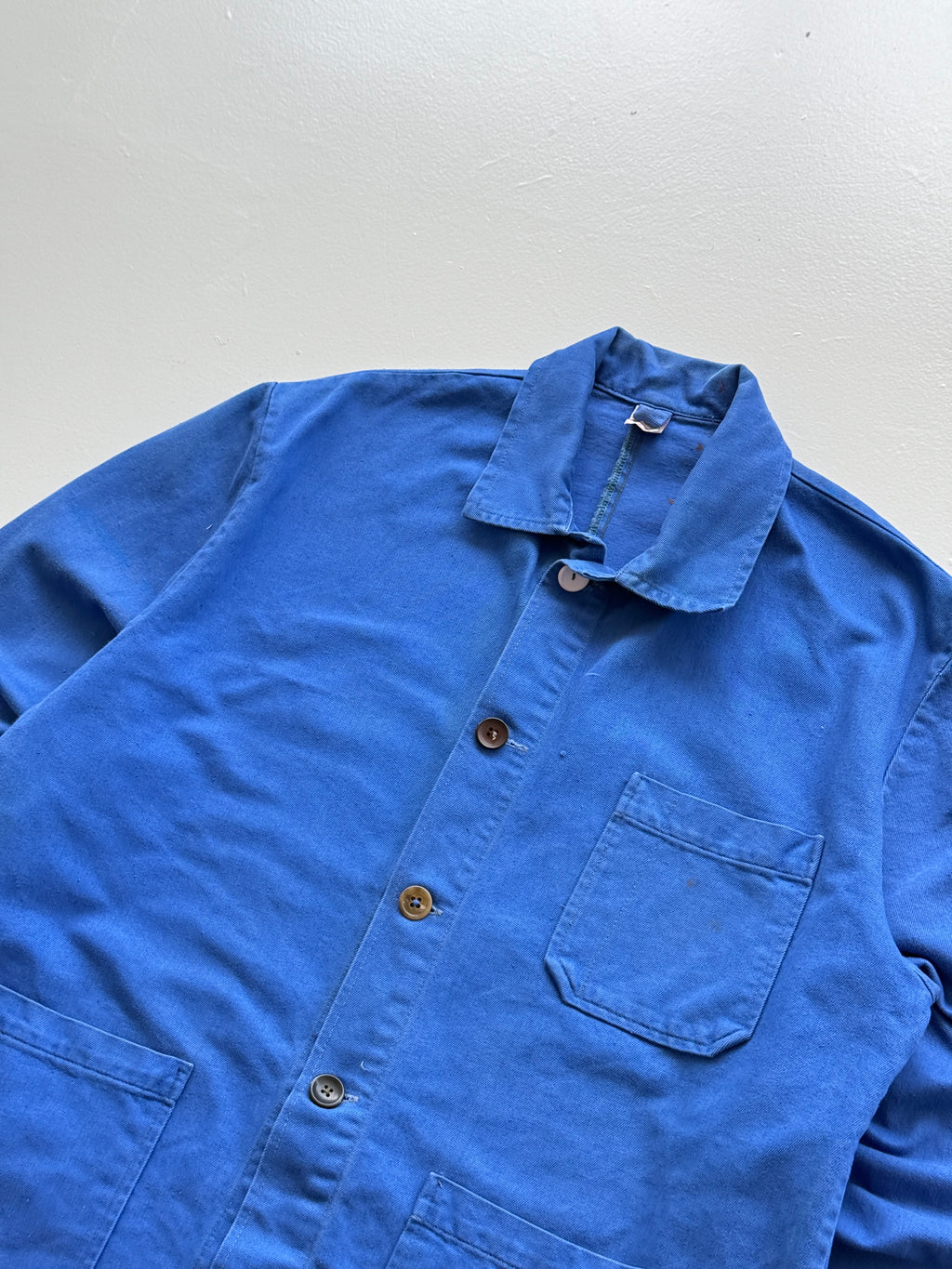 Lapis Blue French Chore Jacket 90's Vintage Workwear CH202 - Medium