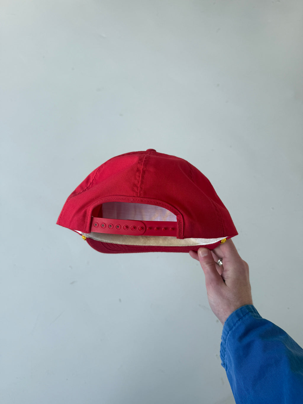 Red NSD Vintage Cotton SnapBack Trucker Cap