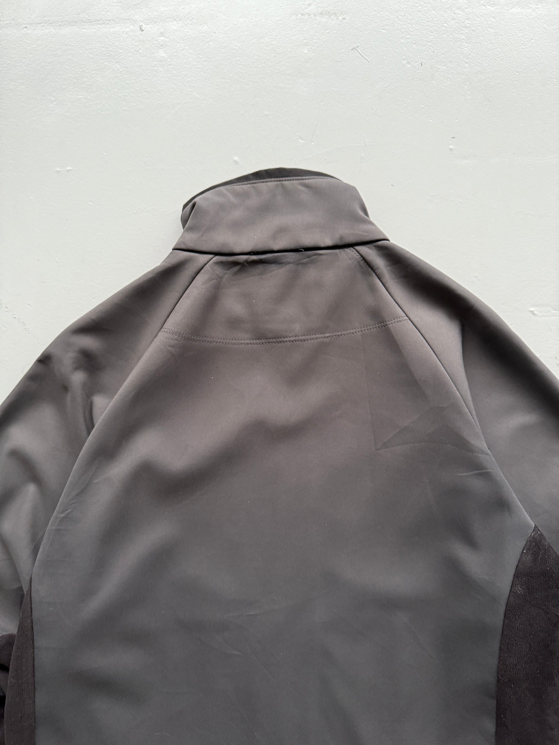 Grey Columbia 00's Vintage Fleece Lined Lightweight Jacket - Medium