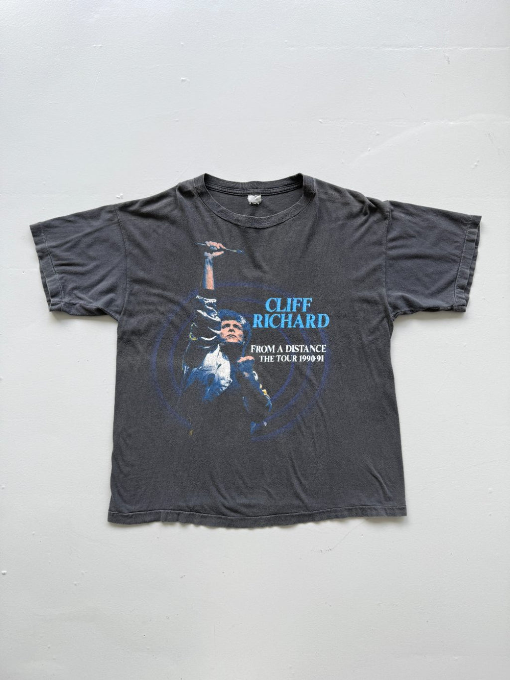 Cliff Richard From A Distance The Tour 1990-91 Vintage Single Stitch T-Shirt - L