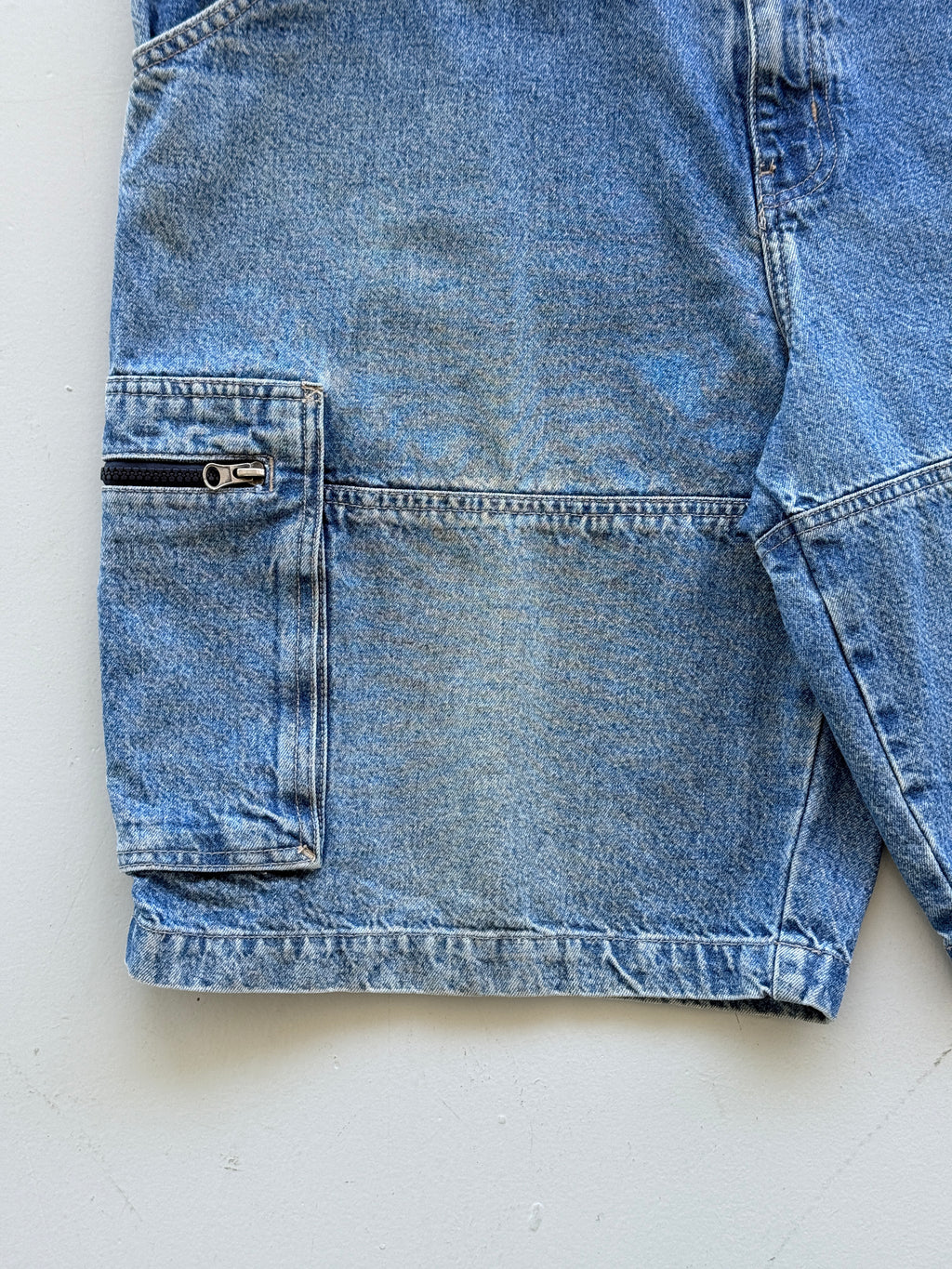 Blue Faded Glory 00's Vintage Y2K Baggy Hip Hop Cargo Shorts - W40 x L10.5