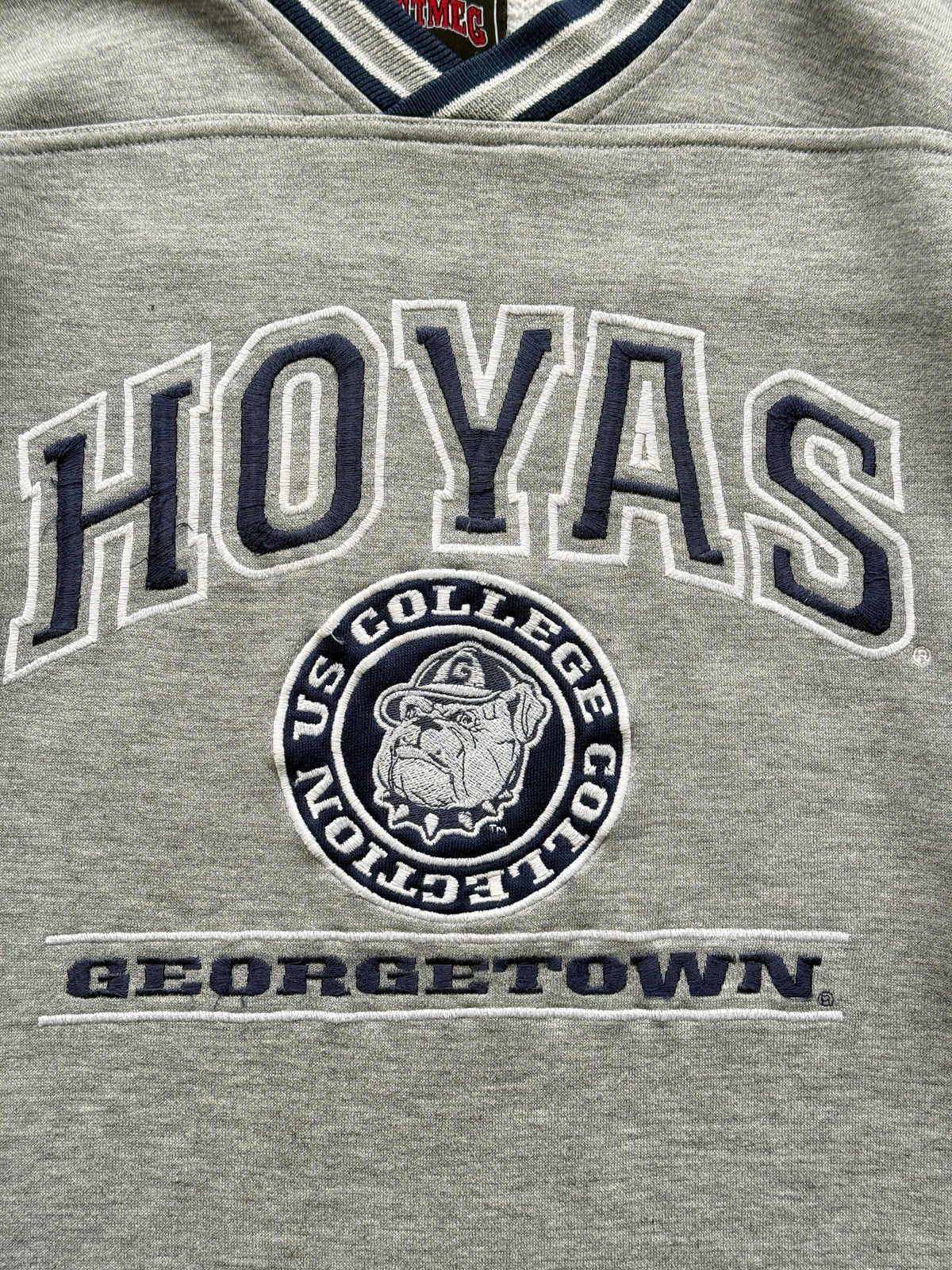 Nutmeg Mills Georgetown Hoyas 90's Vintage College Sweatshirt - Medium