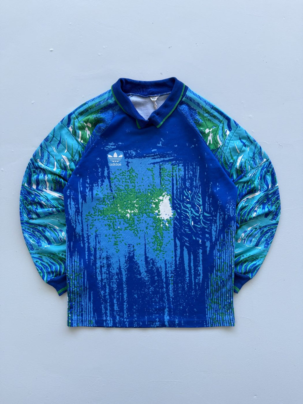 Adidas 90's Vintage Goalkeeper Football Shirt 92/93 France- Medium