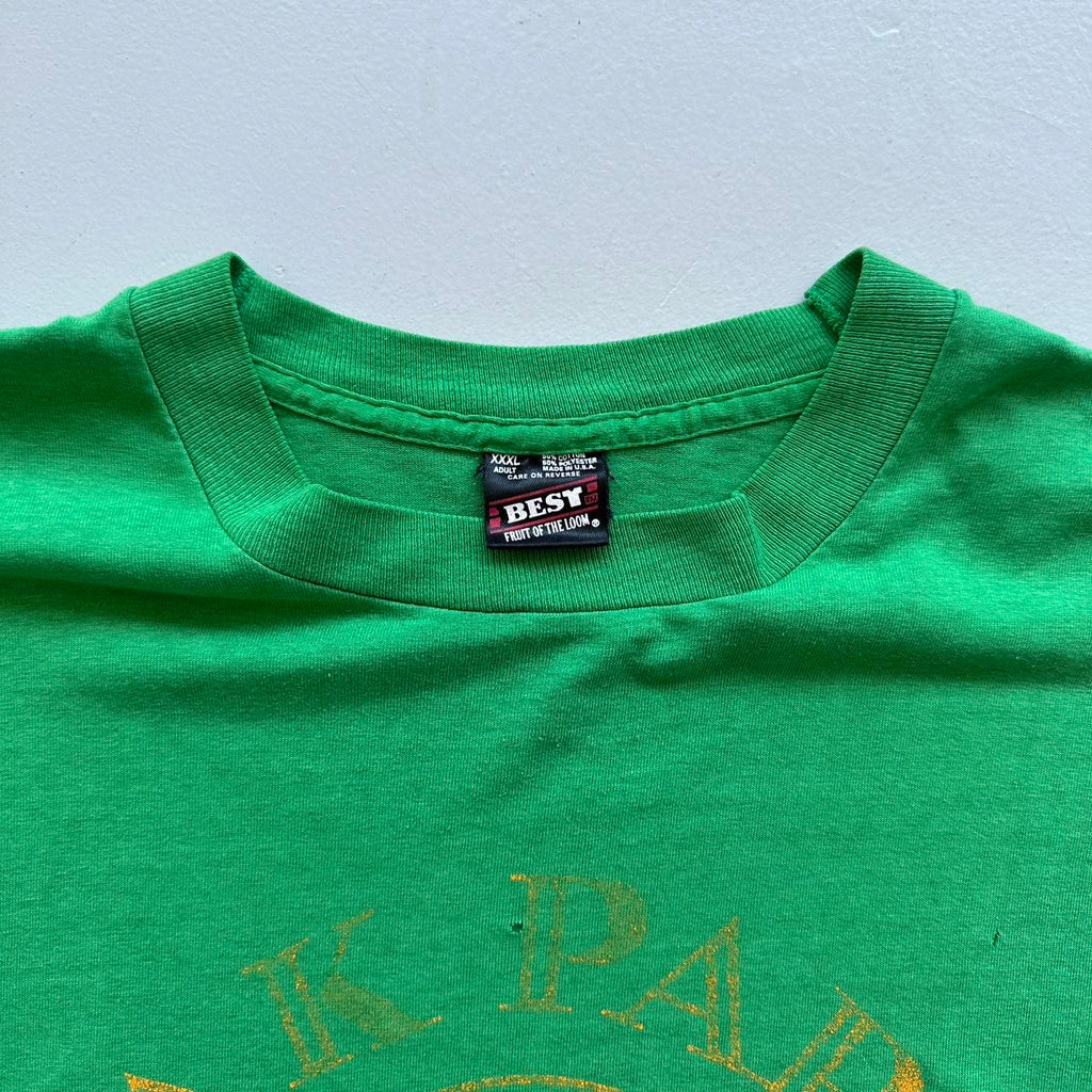 Green Trojans 80s/90s Americana Vintage T-shirt - 2XL