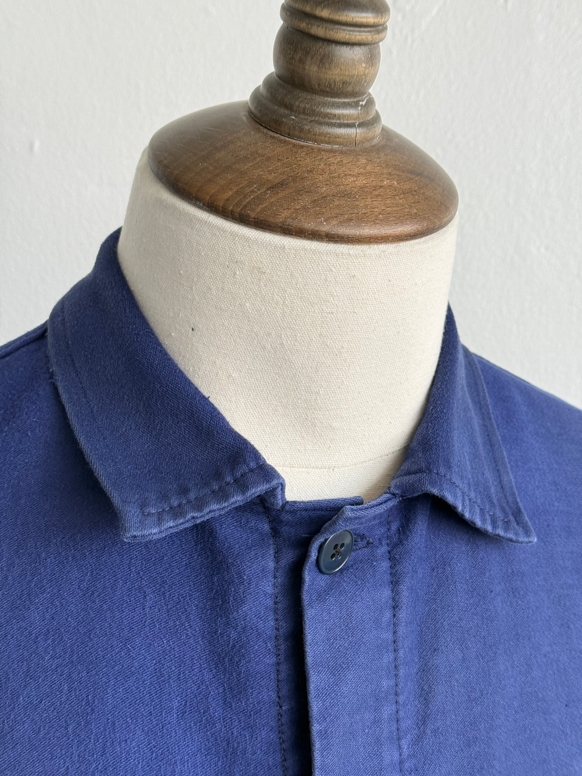 Blue French 90's Vintage Workwear Chore Jacket CH442 - Medium