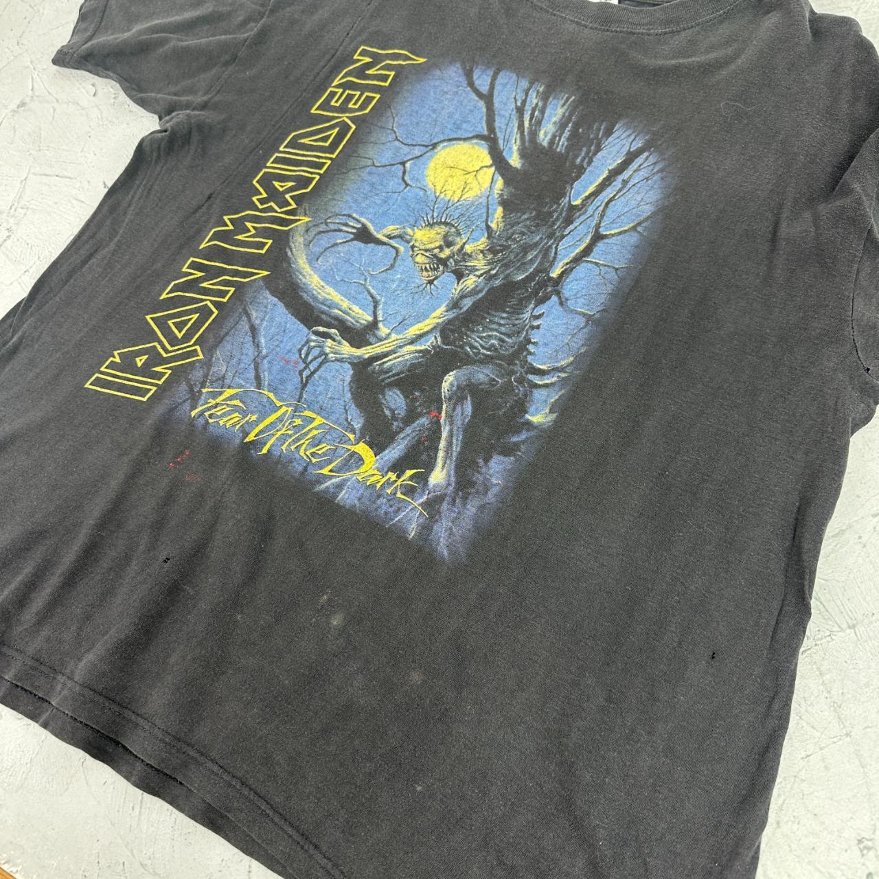 Iron Maiden Fear The Dark 90s Vintage T-shirt - XL
