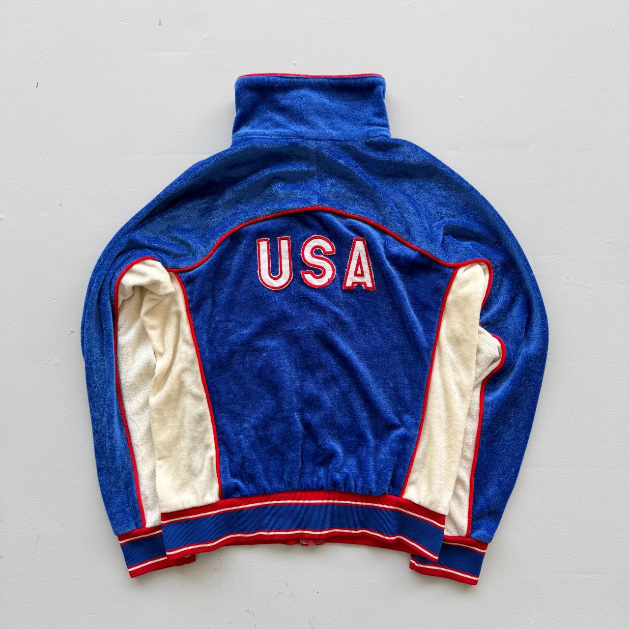Blue Levi's 1984 Rare Olympics Vintage Lightweight Track Jacket - Small
