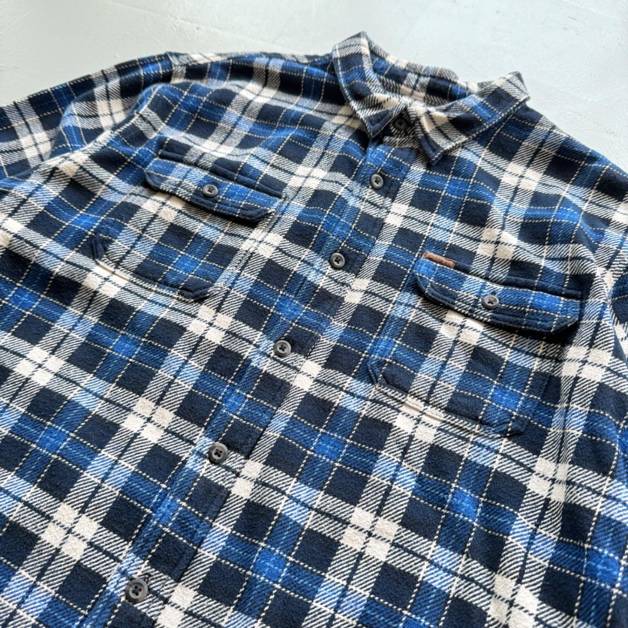 Blue Orvis 90’s Vintage Flannel Long Sleeve Shirt - XXL