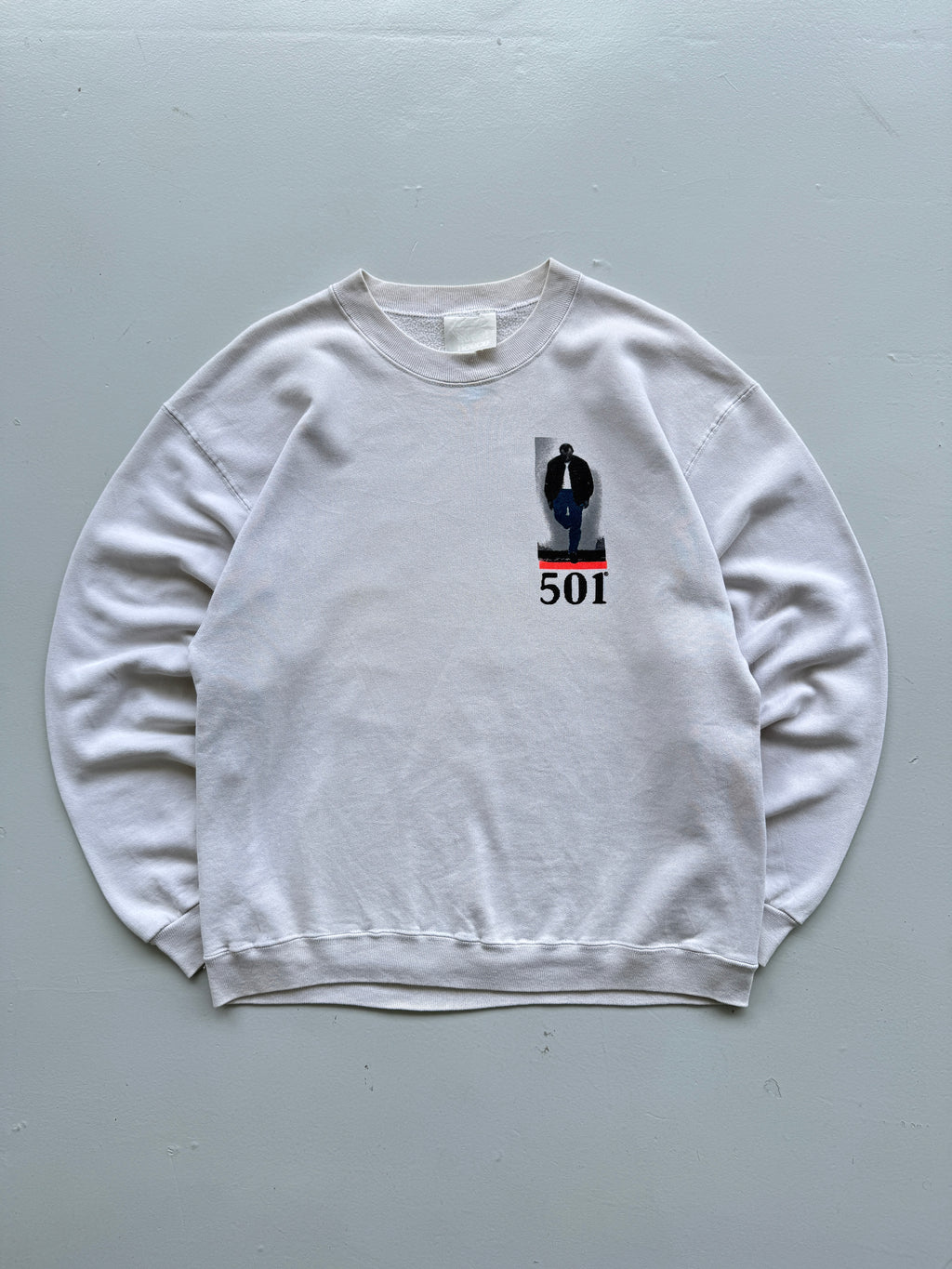 Levi's 501 Blues 80's Vintage Graphic Sweatshirt - Medium