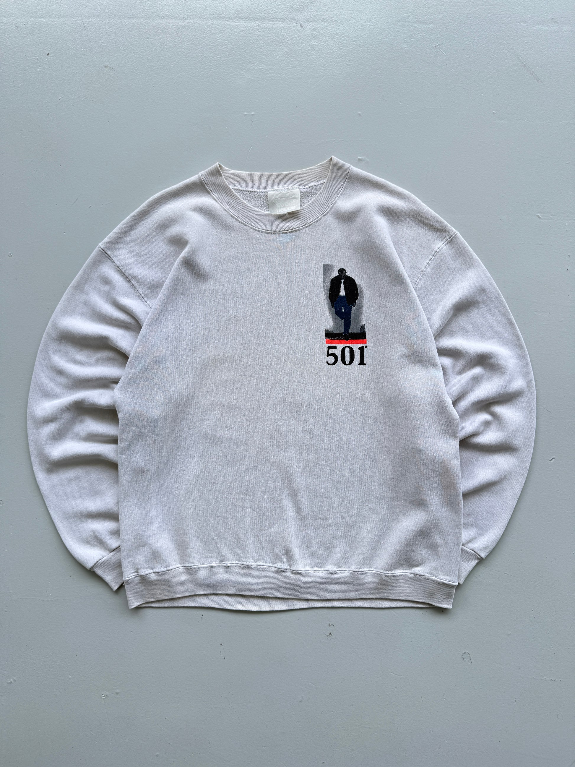 Levi's 501 Blues 80's Vintage Graphic Sweatshirt - Medium