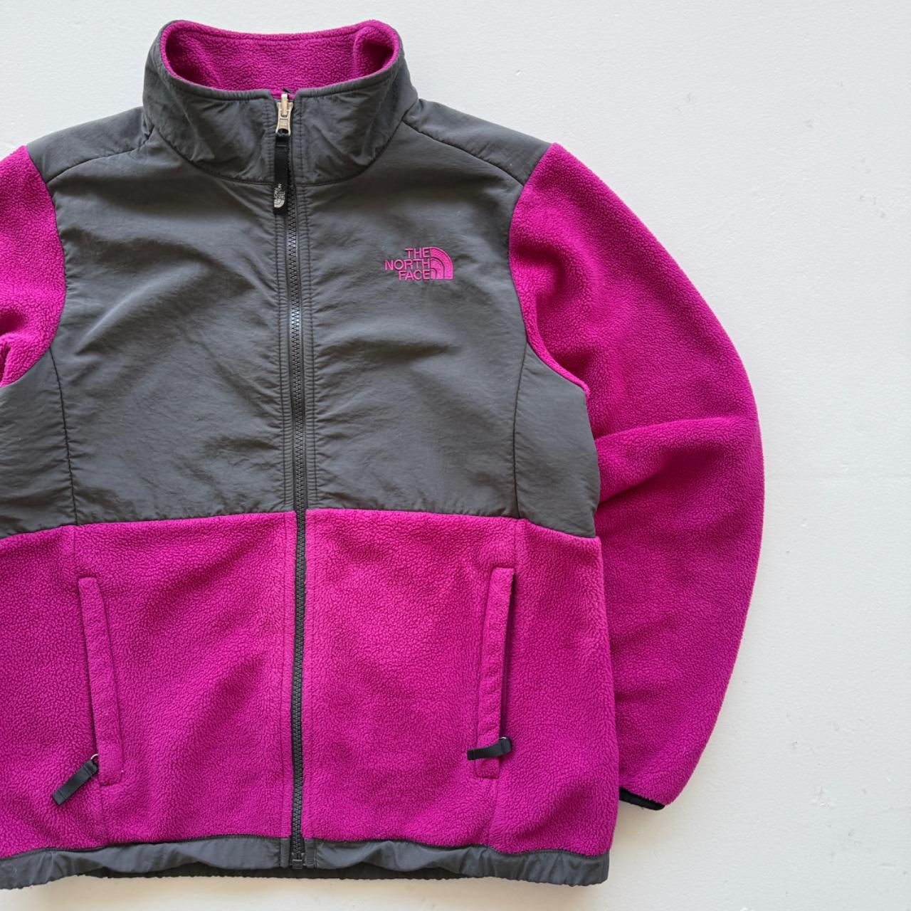 Pink North Face 00's Y2K TNF Zip-Up Fleece - Womens Medium