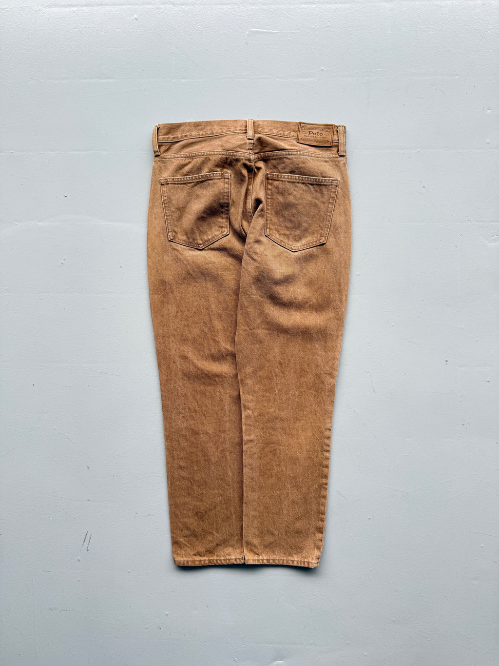 Beige Polo Ralph Lauren Y2K Vintage Jeans - W32 x L26.5