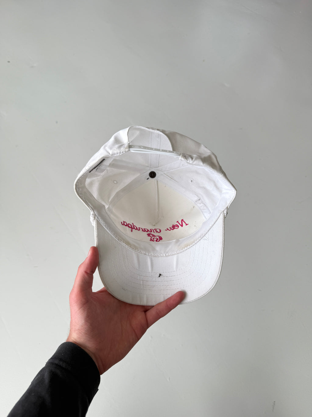 White It's a Girl Vintage Cotton SnapBack Trucker Cap