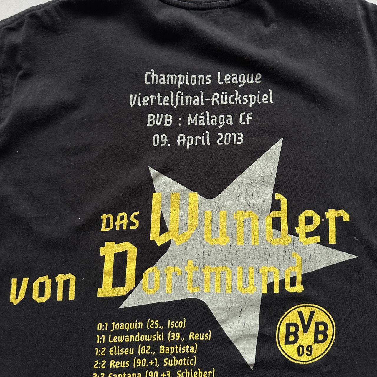 Black Borussia Dortmund 00s Vintage Graphic T-Shirt - Large