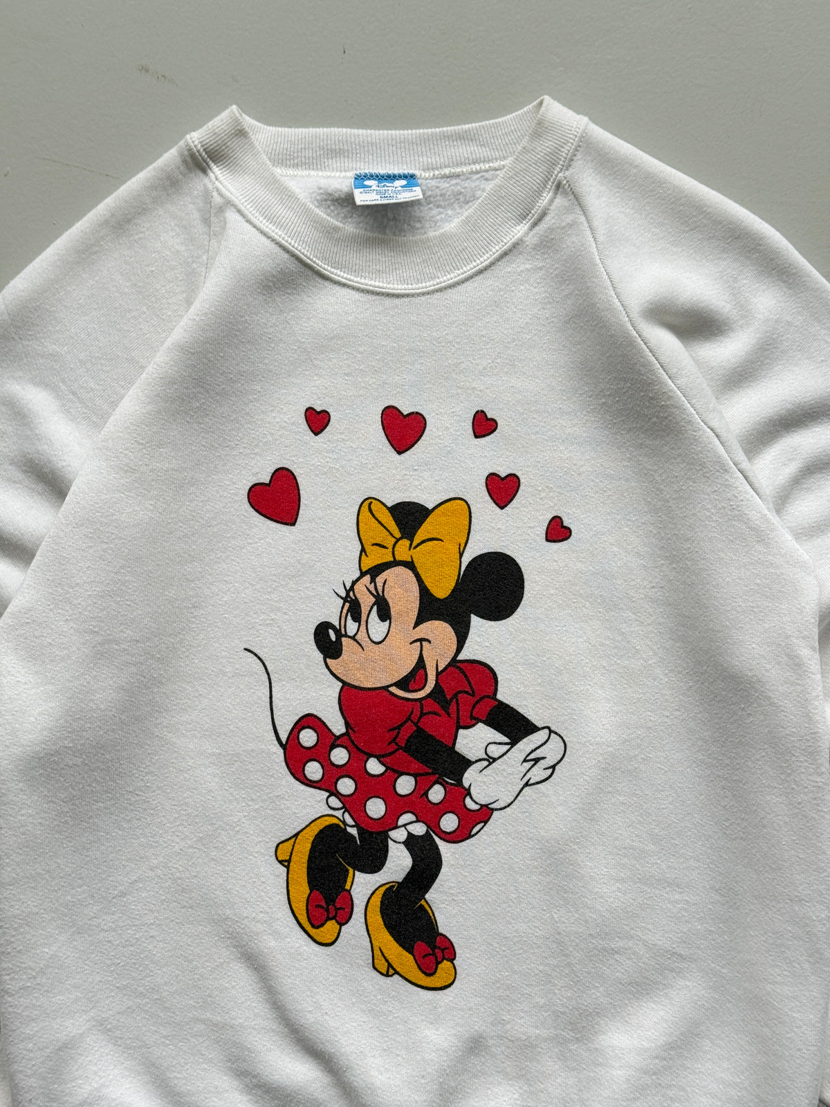 Disney Minnie Mouse Character Fashions 80's Vintage Sweatshirt - Small 6/8