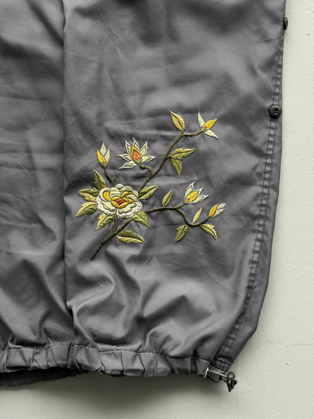 Grey GAP 00's Vintage Embroidered Track Pants Trousers - W30 x L29