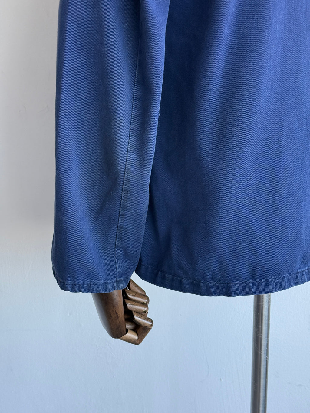 Blue British Rail 1970s Vintage Workwear Chore Jacket CH457 - Small