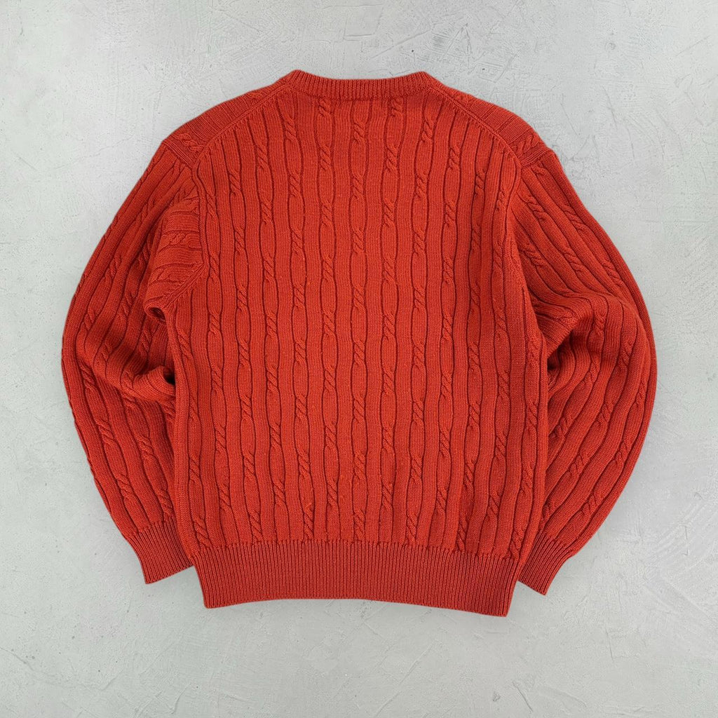 Vintage Orange Burberrys 90's Sweatshirt - Small