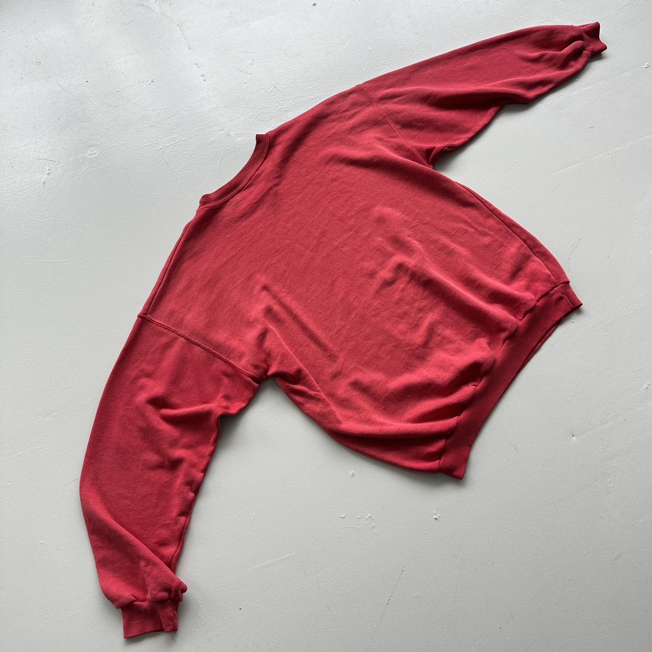Burgundy Red French Cartoon DJ 90’s Vintage Graphic Sweatshirt - Large