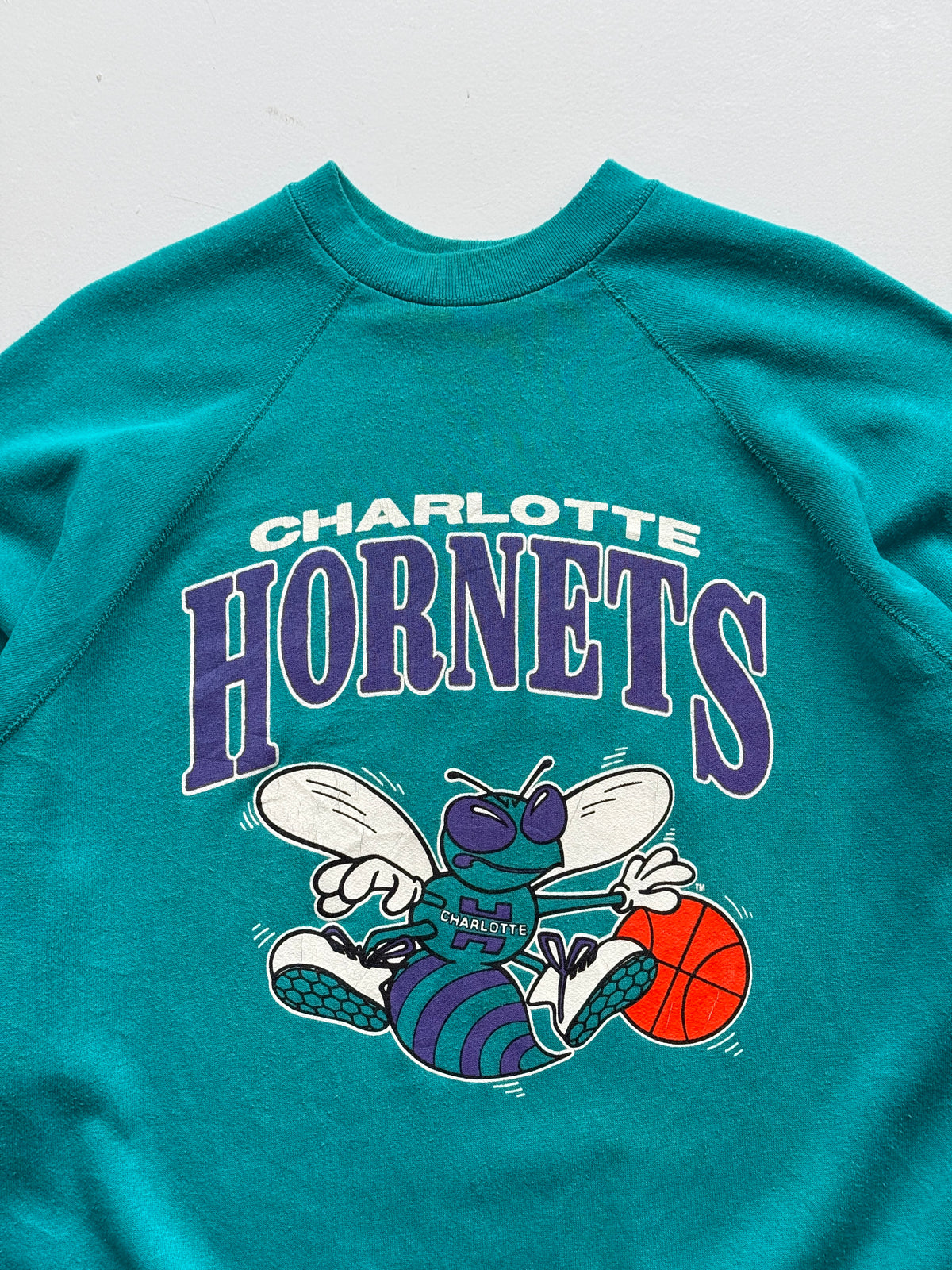 Artex Charlotte Hornets NBA 90's Vintage Sweatshirt - Large