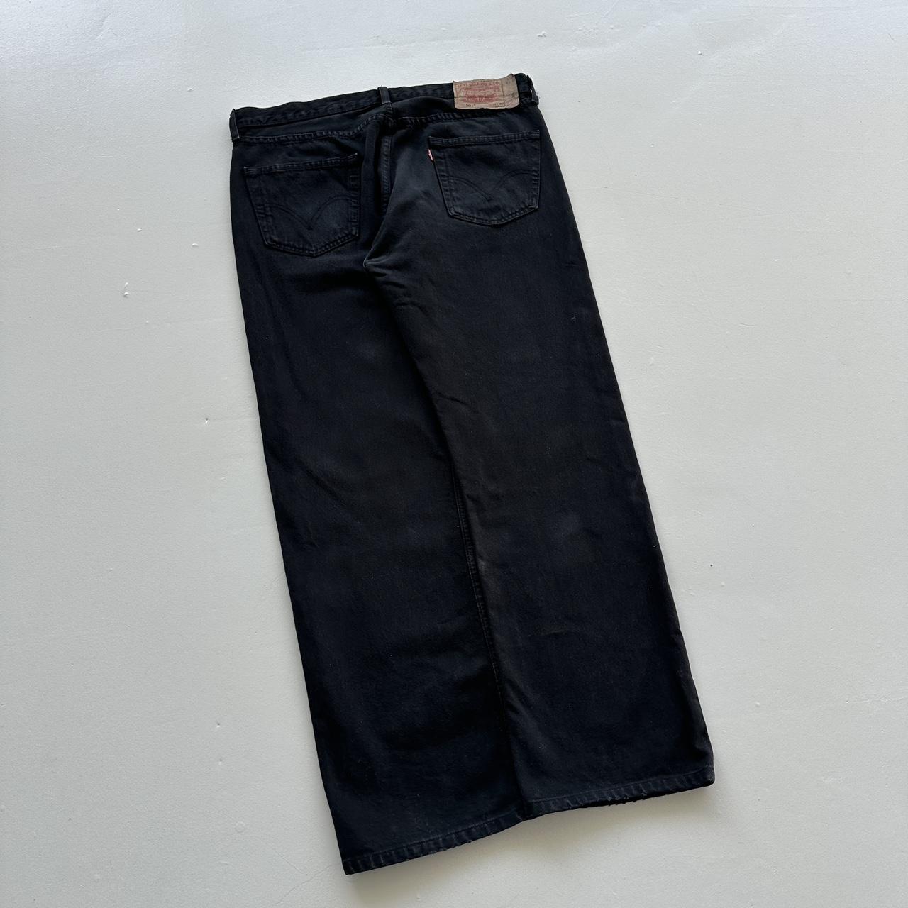 Black Straight Leg Levi’s 501 Denim Jeans - 34" x 29"