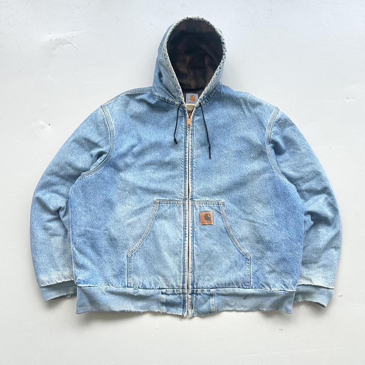 Carhartt Vintage Denim 90s J08DST Active Hoodie - 2XL