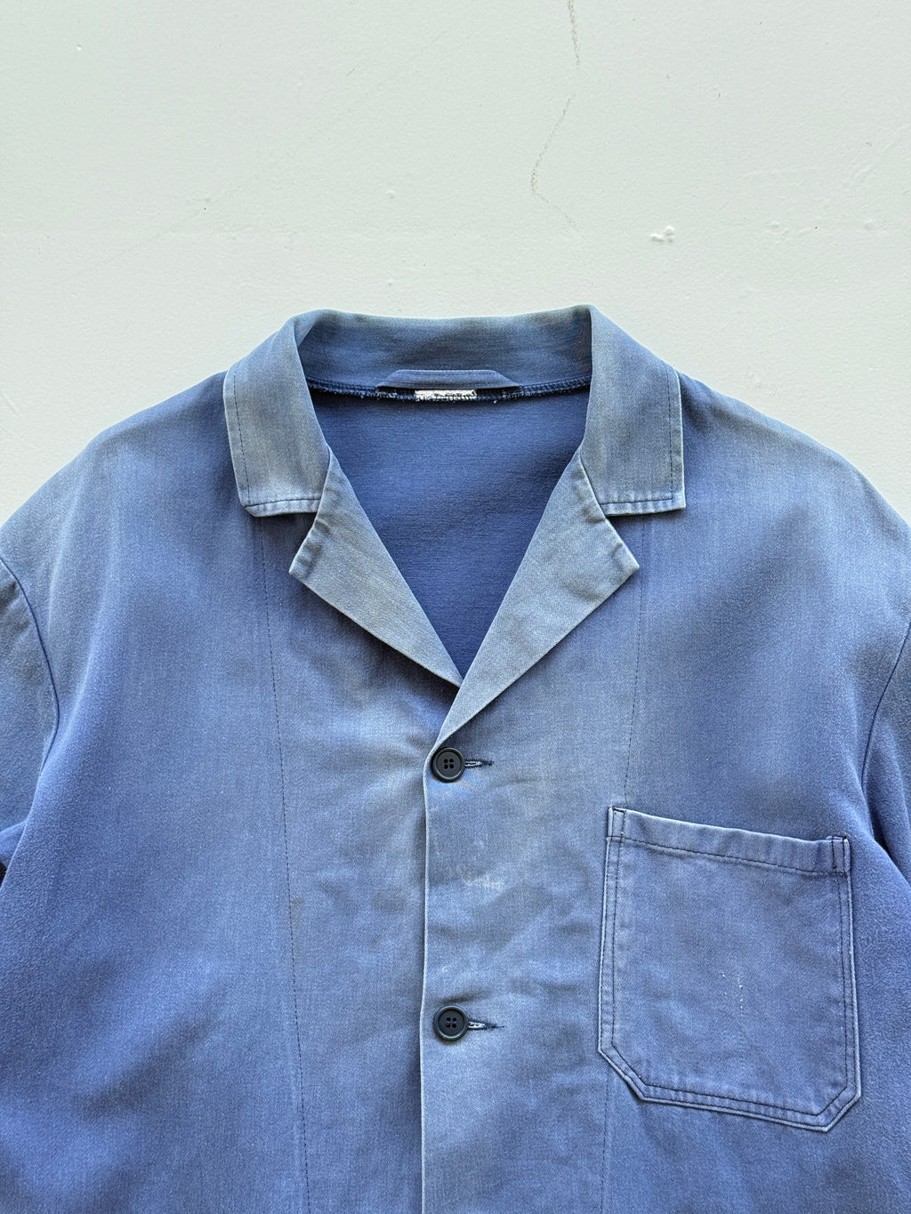 Faded Blue French Vintage Workwear Chore Jacket CH369 - XL