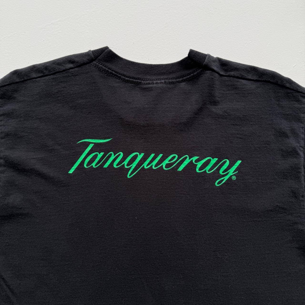 Black Tanqueray Gin 90s Vintage Graphic T-Shirt - Medium