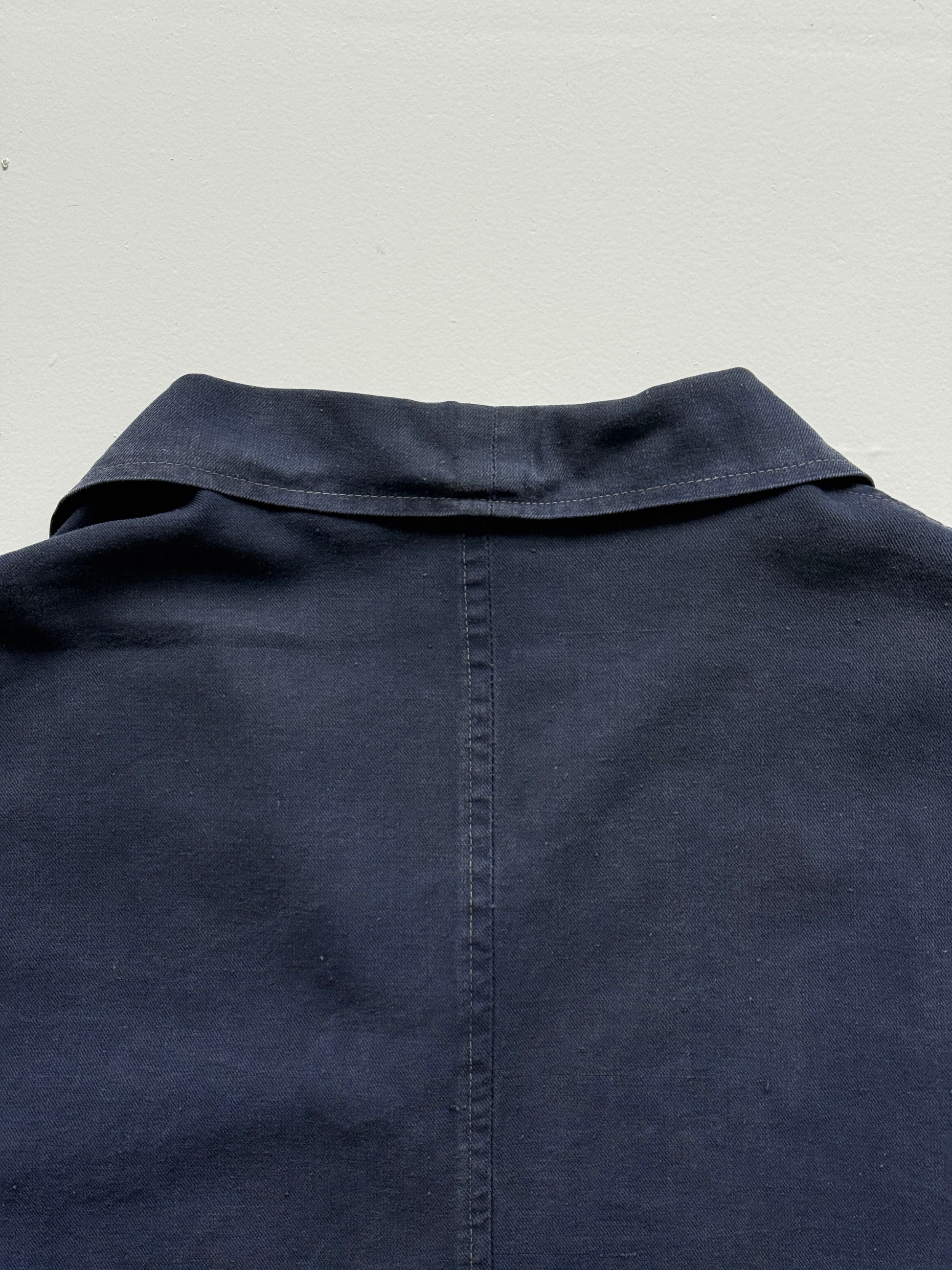 Navy Blue French Chore Jacket 80's Vintage Workwear CH166 - XXL