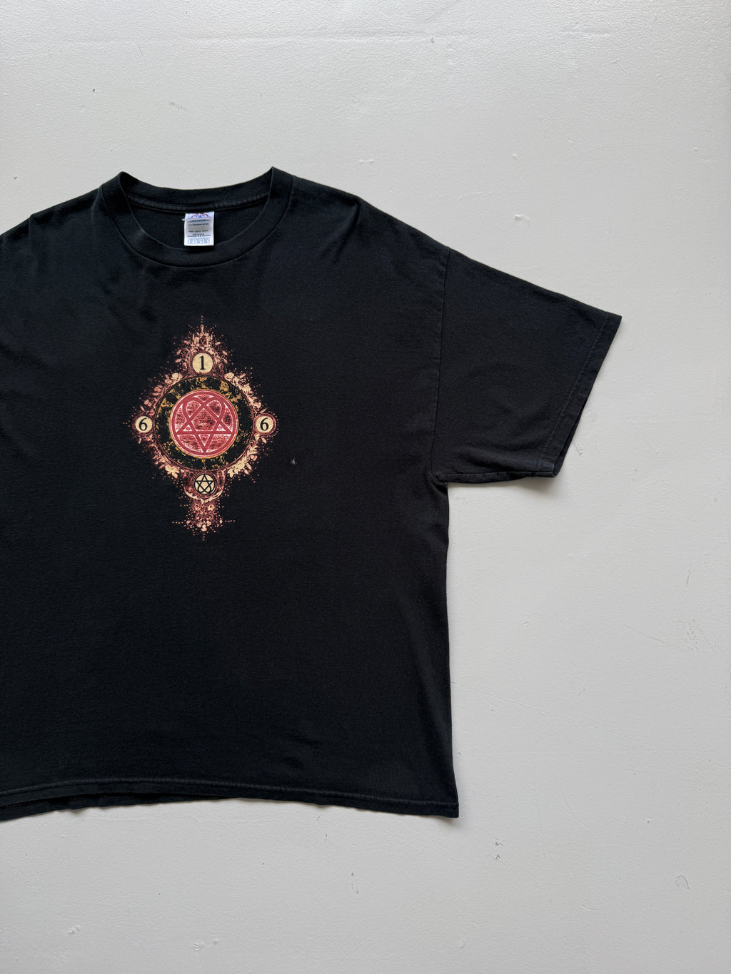 Black H.I.M. Heartagram 616 Mid-2000's Vintage Band Graphic T-Shirt - Large