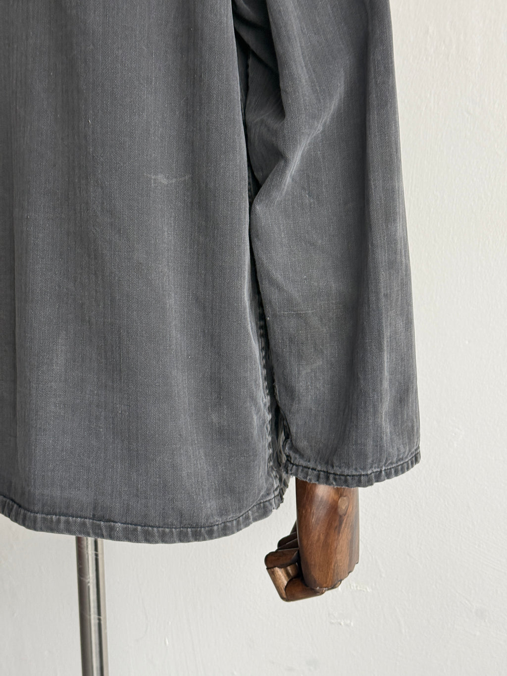 Grey Herringbone 70's Vintage Marquardt & Schulz Chore Jacket CH553 - Medium