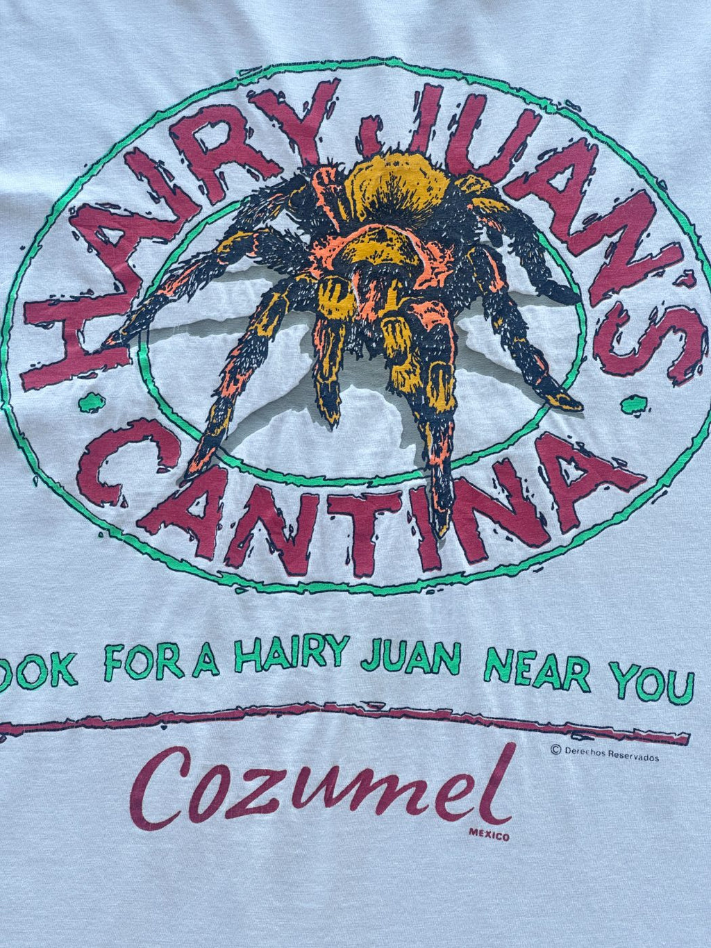 Viva Pancho Hairy Juan's Cantina Cozumel 90's Vintage Single Stitch T-Shirt - Me