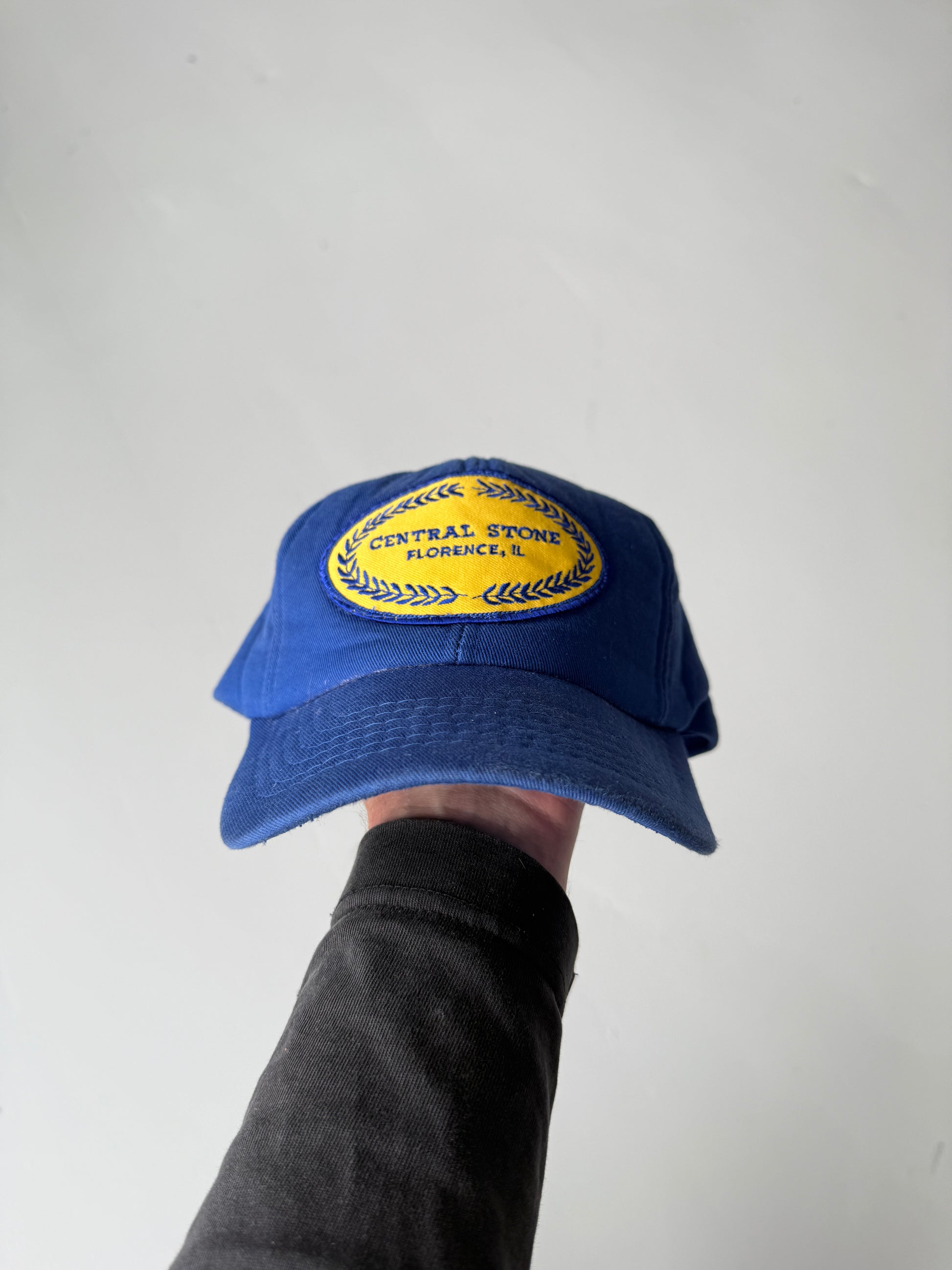 Blue Central Stone Illinois Vintage Foam SnapBack Trucker Cap