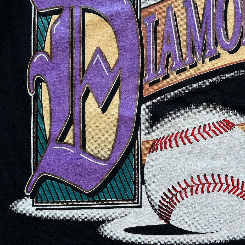 Black Arizona Diamondbacks 90s Vintage T-shirt - Medium