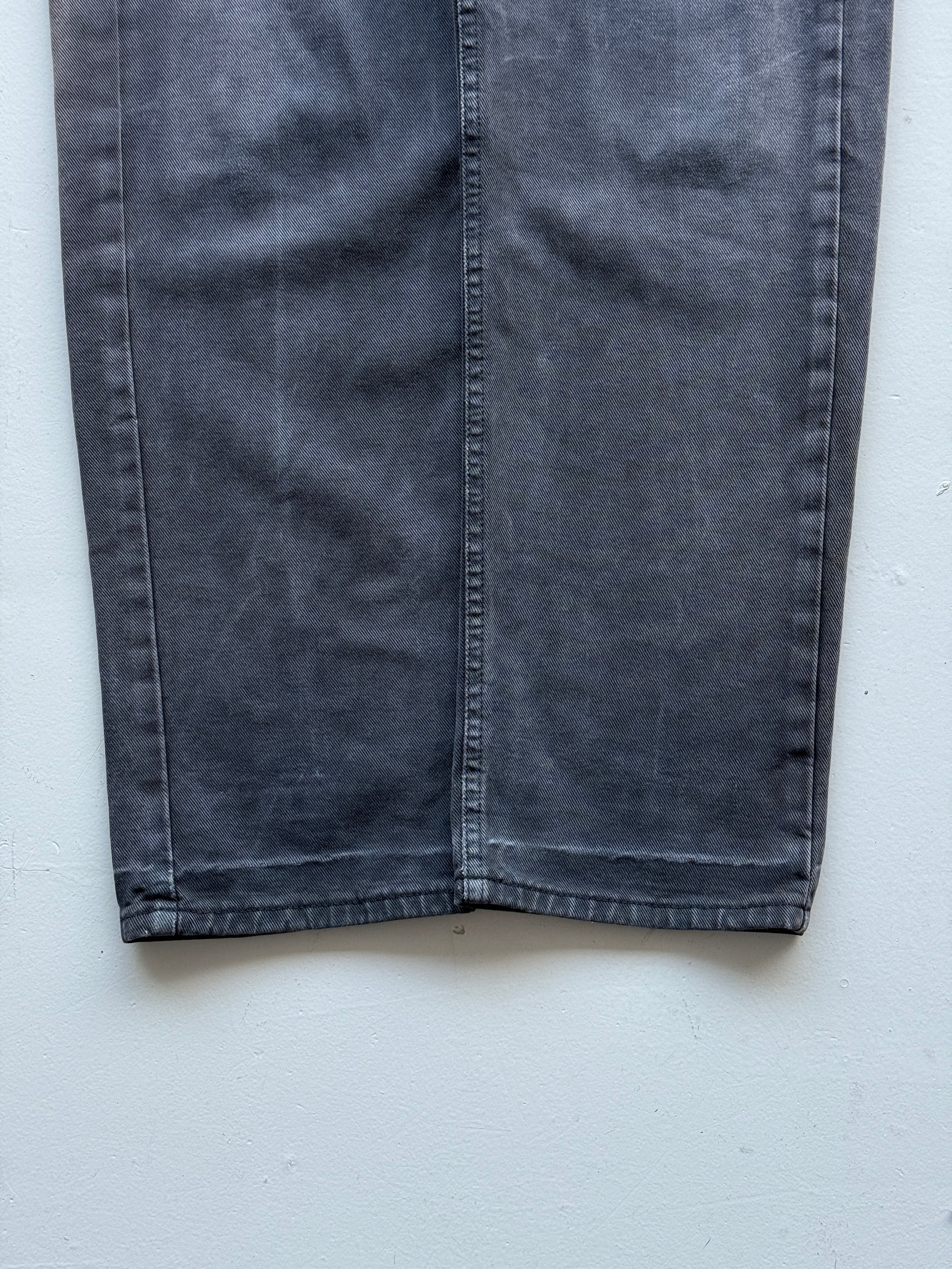 Grey Denim Avirex 90's Straight Leg Vintage Jeans - 32” x 32”