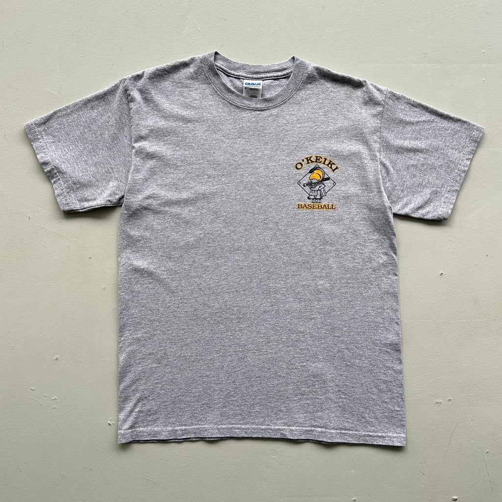 Grey O'Keiki Baseball 00s Vintage T-shirt - Medium